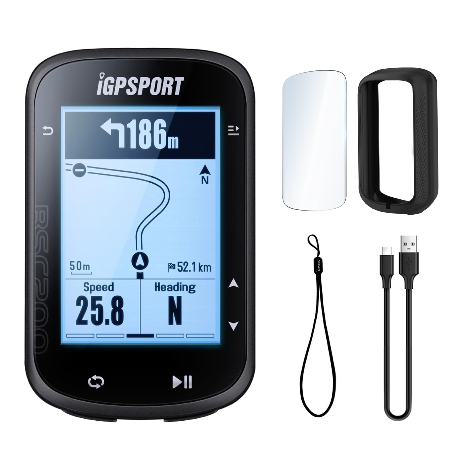 Amazon.com: iGPSPORT BSC200 - Computadora de bicicleta inalámbrica